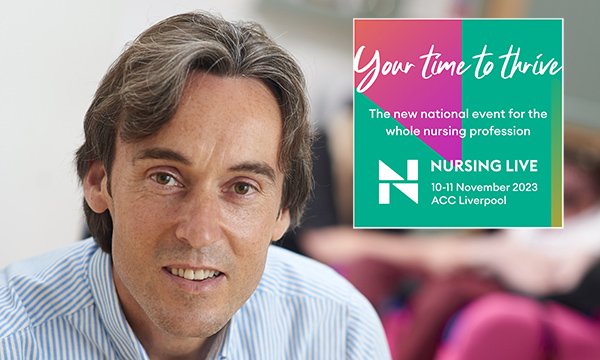 Learning disability nurse Gerard Wainwright who will be part of the Nursing Live programme