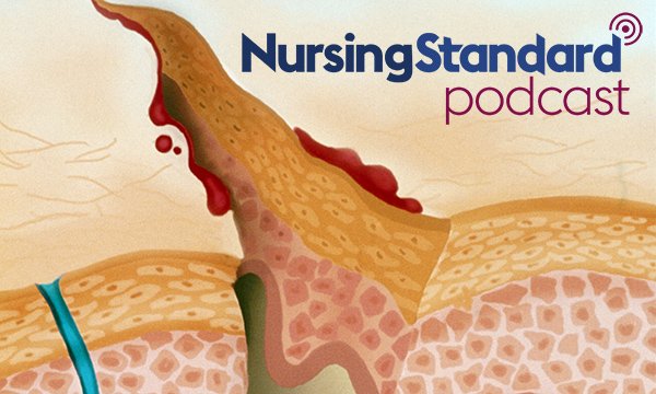 Cross-section of a skin tear