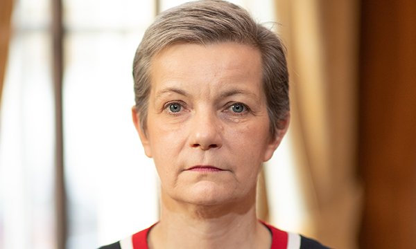 Outgoing chief executive Andrea Sufcliffe, who is resigning on health grounds