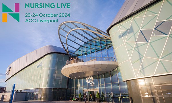 The ACC Liverpool displaying the dates of the Nursing Live event 2024