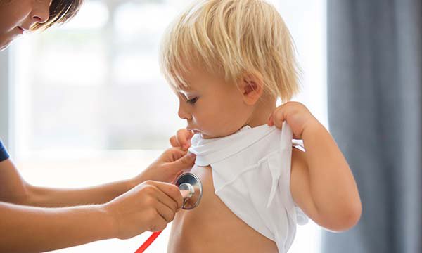 How to undertake respiratory auscultation with infants and children