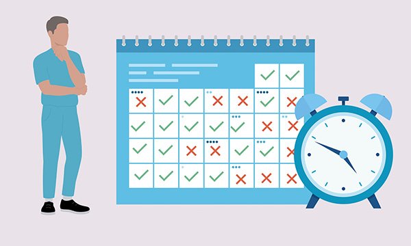 Front-line healthcare staff have indicated in a study by the Institute for Employment Studies that they should be given more choice about when they work