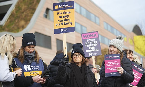 Strikes over pay: RCN chief urges government to value nurses as she calls for a higher starting salary for new nurses