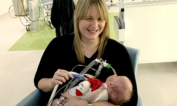 Nursing student Emma Garner was inspired to pursue a career in nursing by the death of her son Thomas (pictured) in April 2018. She is appealing to the Nursing and Midwifery Council to introduce a compassionate leave allowance