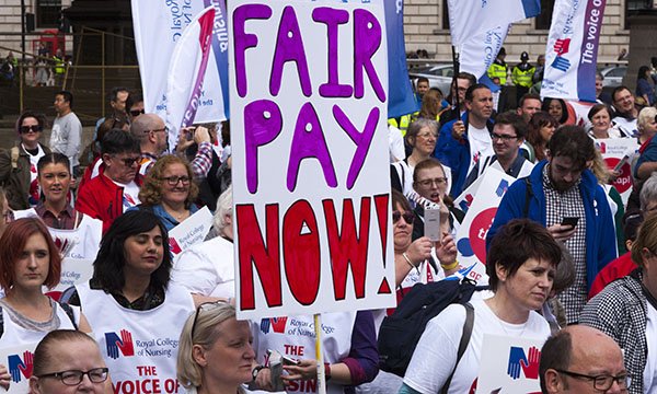 2.8% NHS nurse pay offer branded as deeply offensive by nursing leaders: nurses strike for fair pay