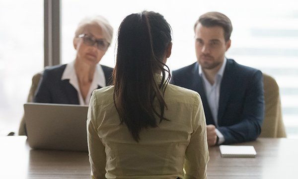 The Nursing and Midwifery Council's average number of referrals per month from January to December 2024 was 542, representing a 17% increase compared with the same period in 2023. A nurse sits before a referral panel