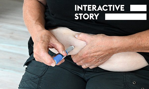 Obesity is on the rise in the UK and certain people are now eligible for weight-loss injections which they administer themselves with injection pens