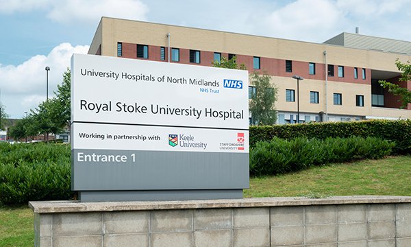 Patient death after transfer delay: Royal Stoke University Hospital 