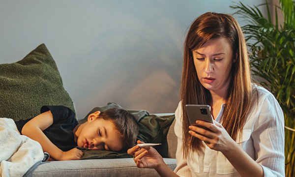 Implementing a text messaging service for parents and carers of young children