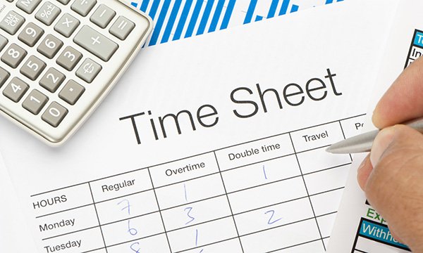 NHS nurses who commit fraud: a timesheet being filled in claiming hours worked