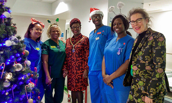 Bart's staff working on Christmas day