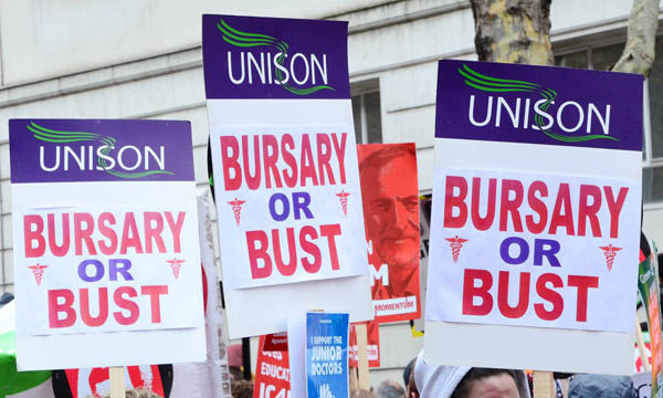 Unison bursary demonstration