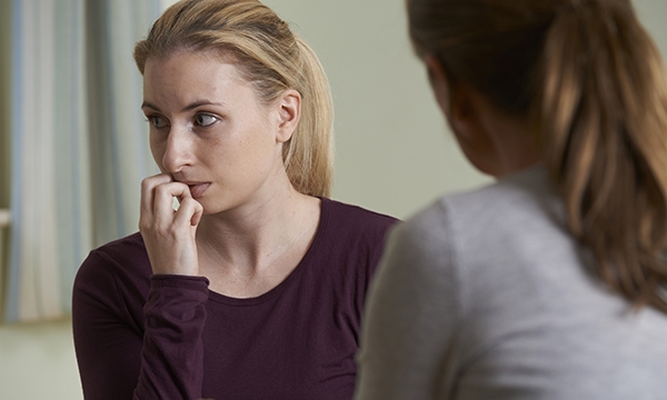 woman in counselling