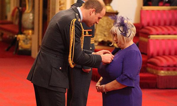 Gail Adams and prince William