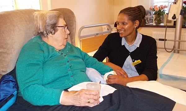 Joan Norris and Yasmin Kamara