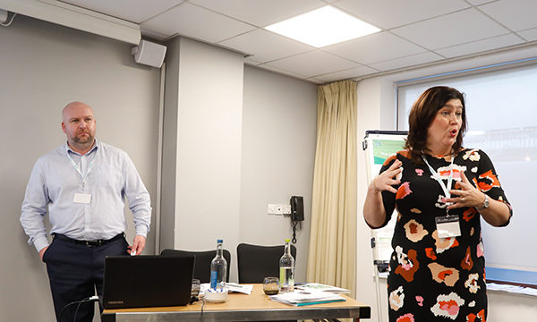 Ged Jennings and Serena Jones