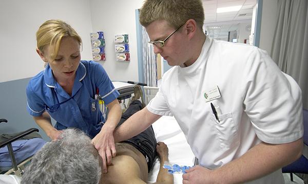 Student on placement