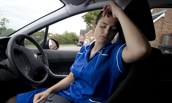 Tired district nurse