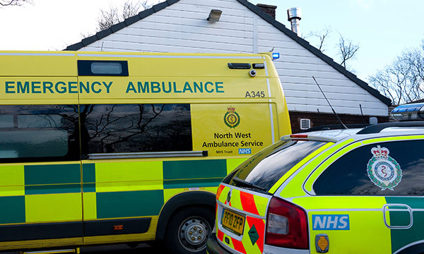 North West Ambulance Service ambulance