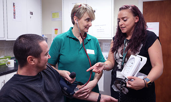 nurse apprentice in training