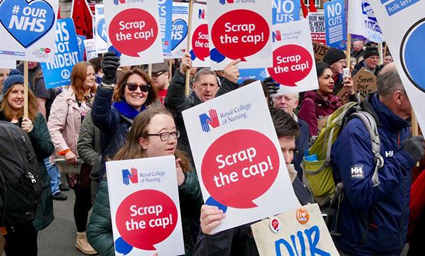 NHS pay cap