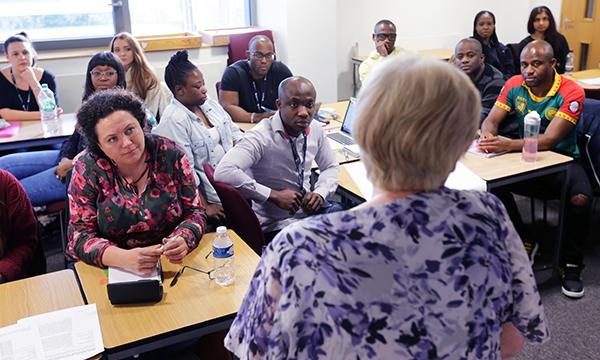 Service user describing experience