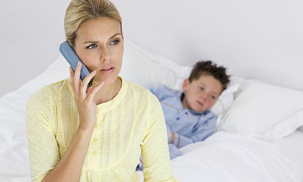 Fabricated illness in a healthy child