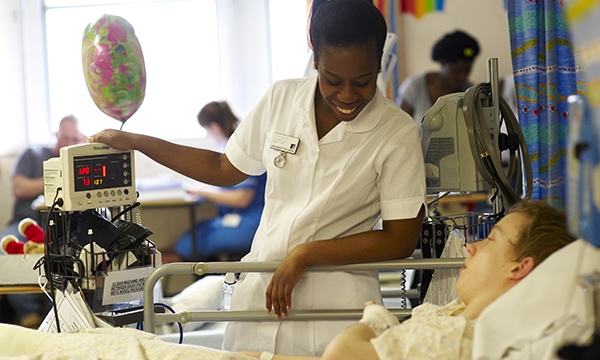 Training nurses on children's ward