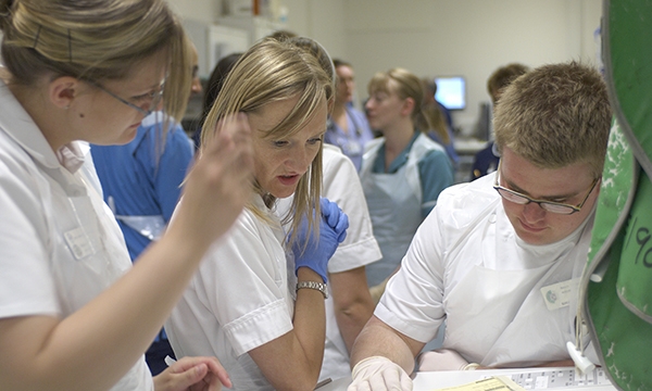 Students in emergency department