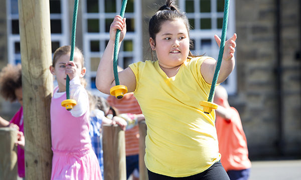 Child in playground