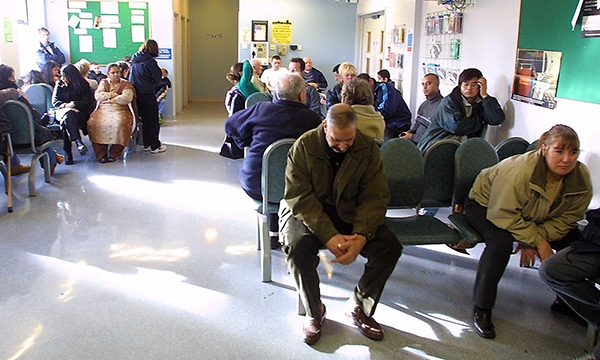 NHS waiting room