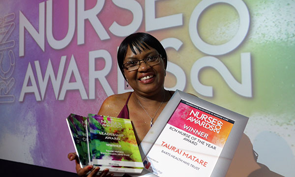 RCNi Nurse of the Year 2019 Taurai Matare