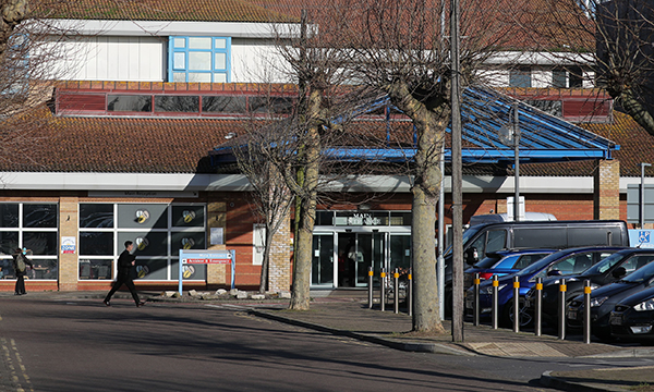Worthing Hospital in West Sussex, where a&nbsp;healthcare worker&nbsp;in the emergency department is&nbsp;among eight confirmed cases of coronavirus in the UK